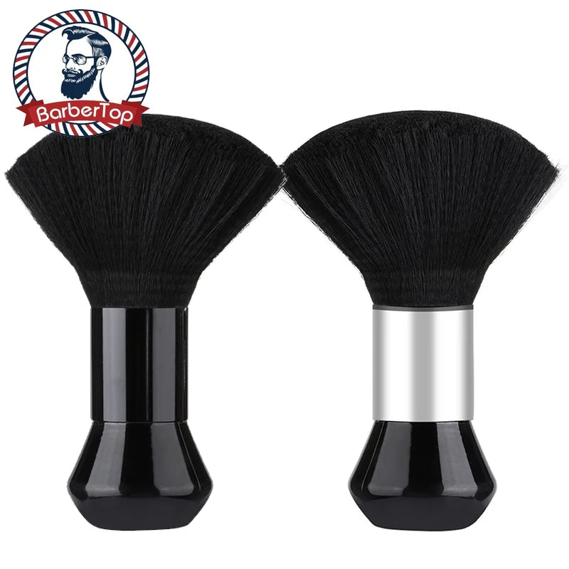 Barber Wood Handle Hairdressing Soft Hair Cleaning Brush Retro Neck Duster Broken Remove Comb Hair Styling Salon Tools