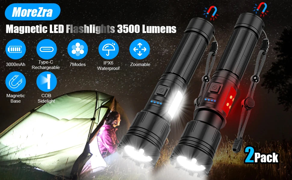 NightBlaze 2000 Tactical Flashlight